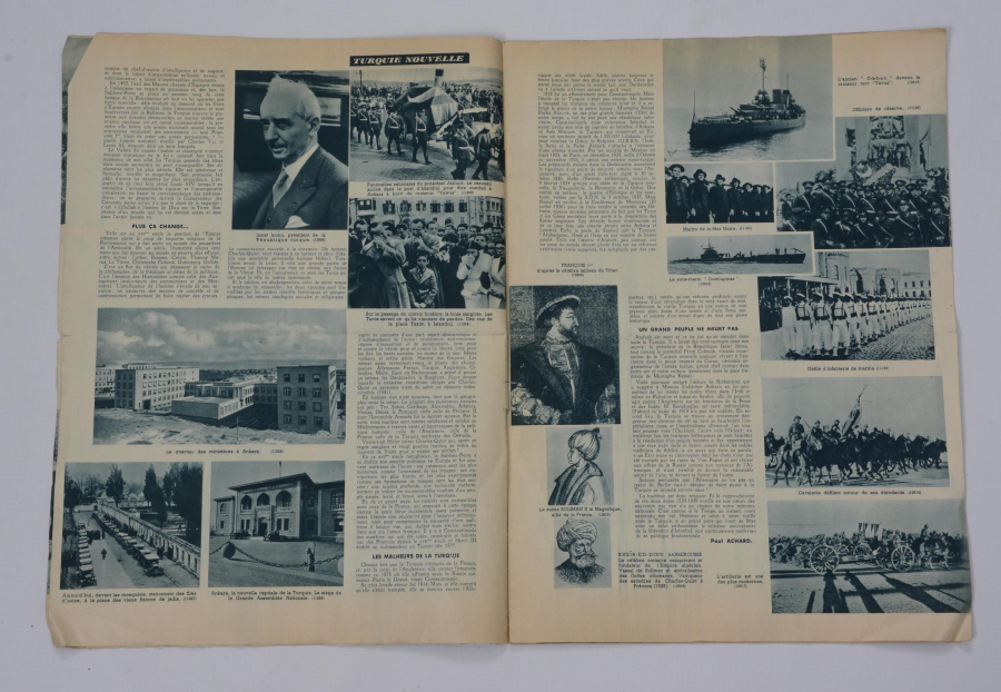 1 KASIM 1939 FRANSIZCA VU DERGİSİ TÜRKİYE ÖZEL SAYISI - NADİR 