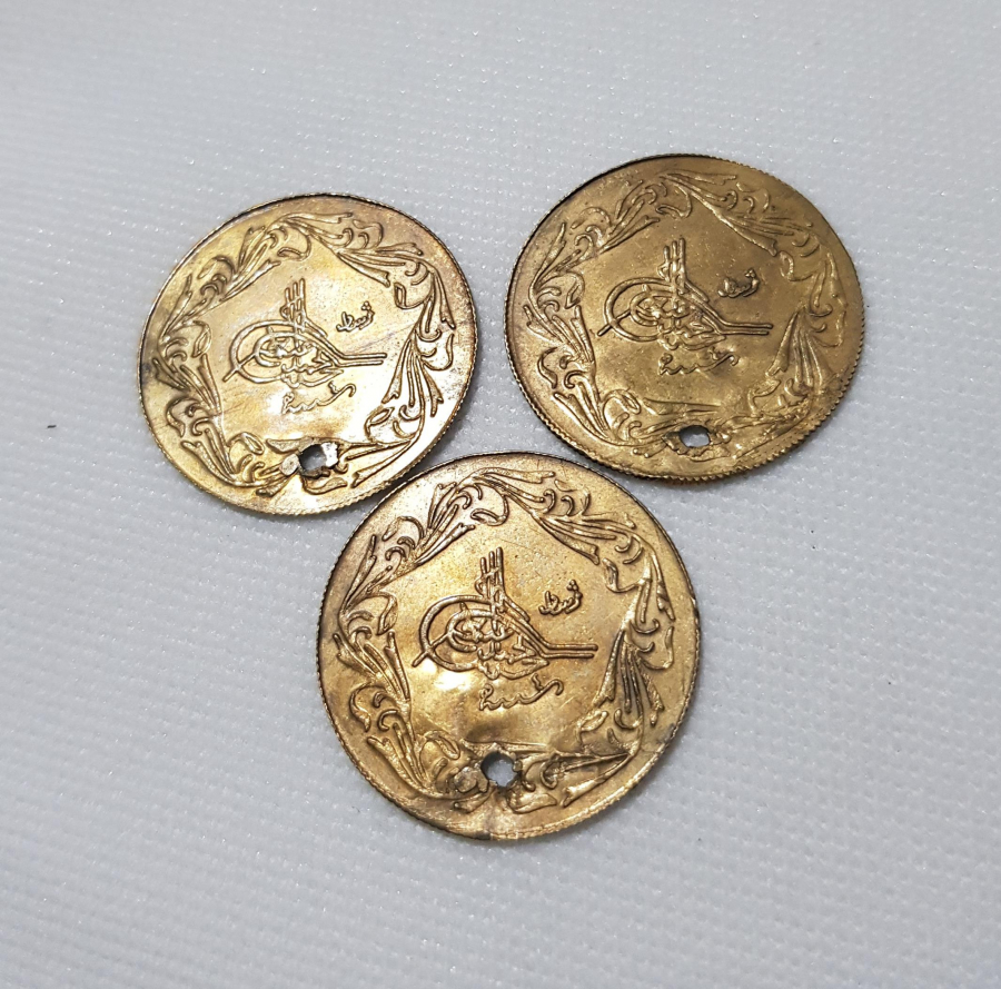 3 ADET BÜYÜK BOY OSMANLI PENEZ