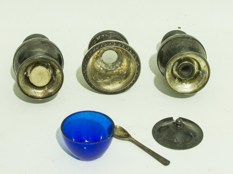 İNGİLİZ DAMGALI GÜMÜŞ KAPLAMA SOFRA SETİ