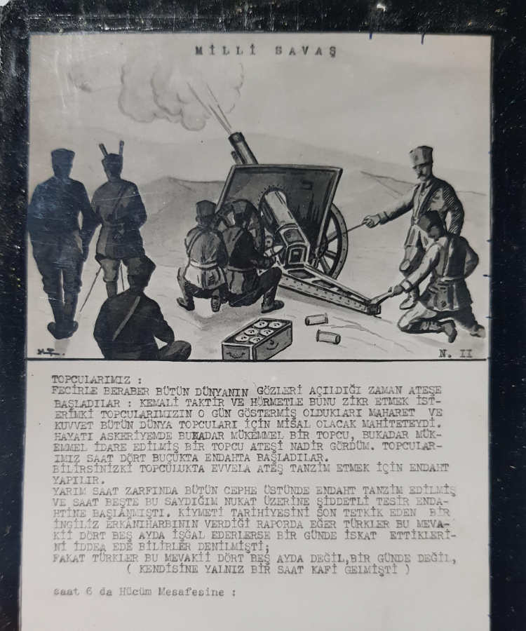 MİLLİ MÜCADELE TEMALI KARTPOSTAL 