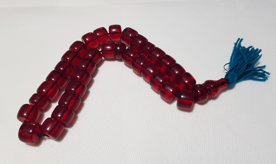 OSMANLI ATEŞ KEHRİBARI TESBİH 