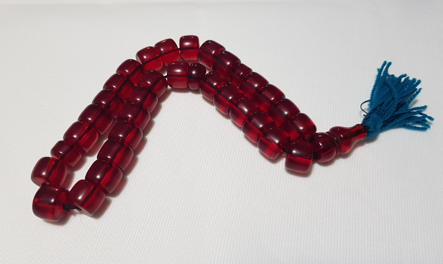 OSMANLI ATEŞ KEHRİBARI TESBİH 