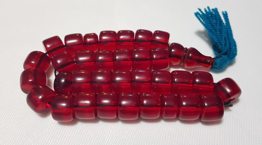 OSMANLI ATEŞ KEHRİBARI TESBİH 