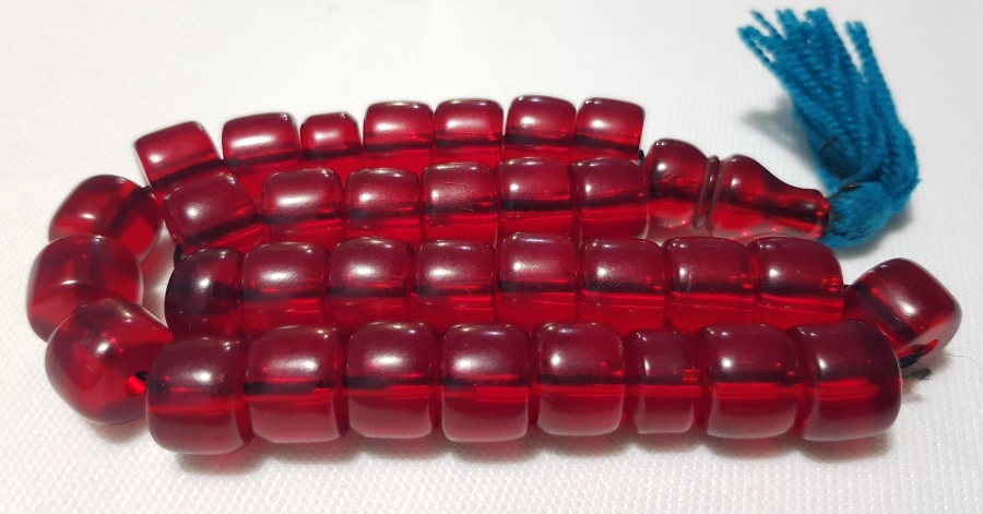 OSMANLI ATEŞ KEHRİBARI TESBİH 