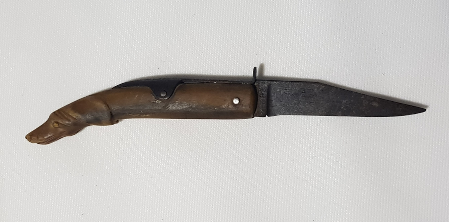 OSMANLI DÖNEMİ 1876 TARİHLİ RUMCA AYVALIK YAZILI NADİR ÇAKI