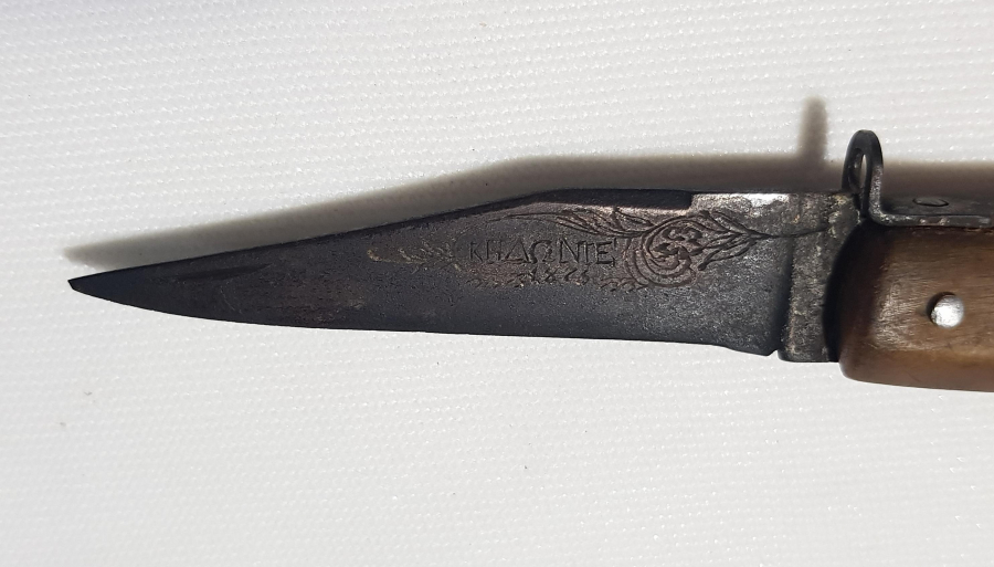 OSMANLI DÖNEMİ 1876 TARİHLİ RUMCA AYVALIK YAZILI NADİR ÇAKI