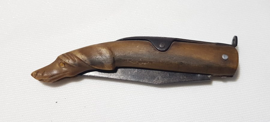 OSMANLI DÖNEMİ 1876 TARİHLİ RUMCA AYVALIK YAZILI NADİR ÇAKI