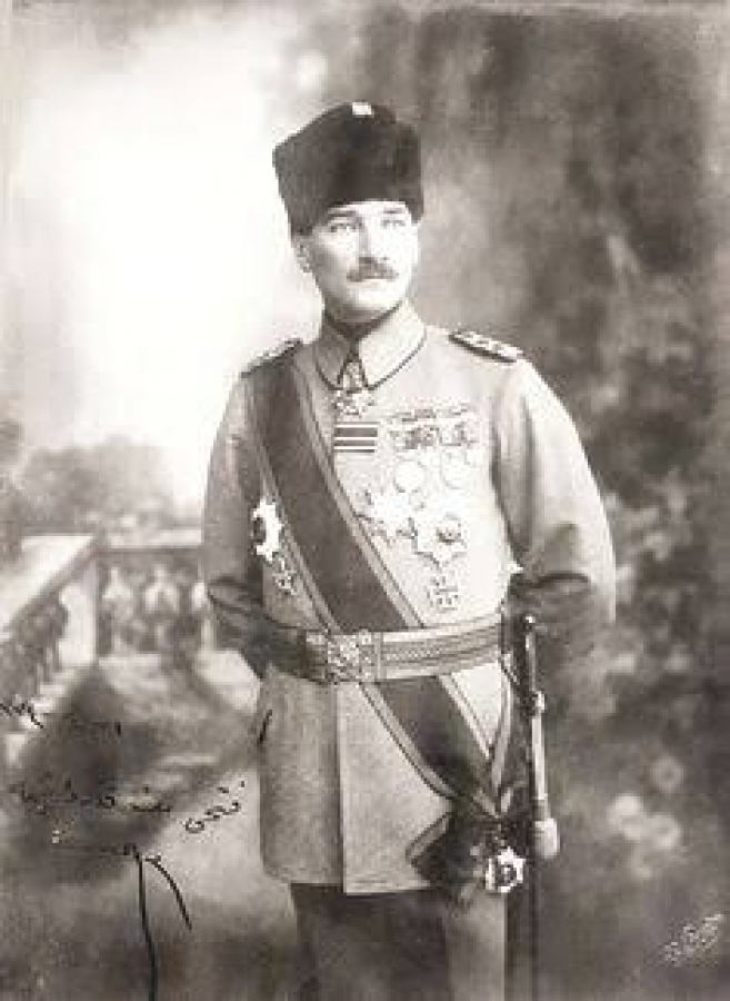 1. DÜNYA SAVAŞI ÇOK NADİR ALLAH BİZİMLEDİR YAZILI SUBAY KILICI 