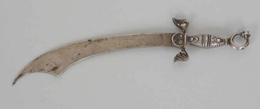 AY YILDIZLI KILIÇ FORMUNDA GÜMÜŞ ZARF AÇACAĞI