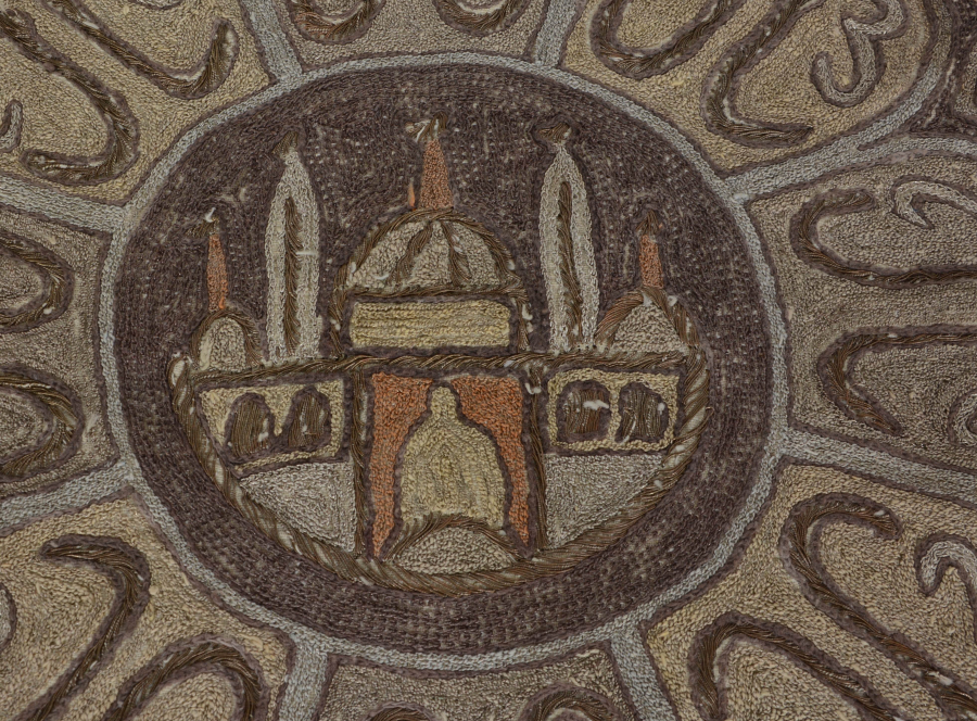 OSMANLI DÖNEMİ ESERİ İSTANBUL SİNİ ÖRTÜSÜ