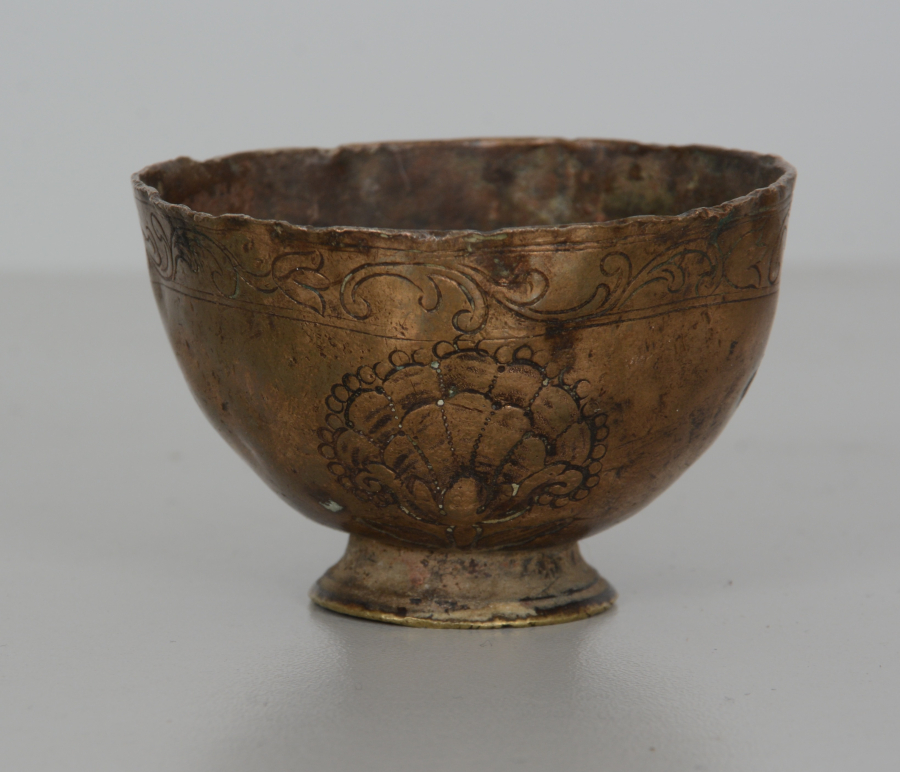 OSMANLI DÖNEMİ KALEM İŞÇİLİKLİ TOMBAK FİNCAN ZARFI