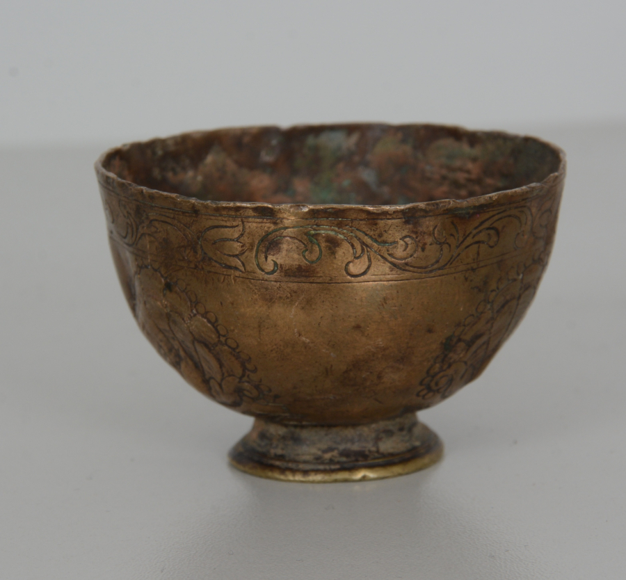 OSMANLI DÖNEMİ KALEM İŞÇİLİKLİ TOMBAK FİNCAN ZARFI