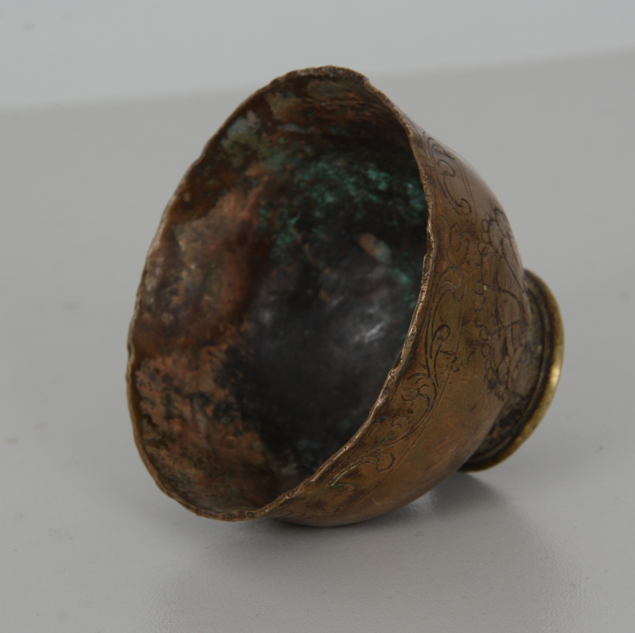 OSMANLI DÖNEMİ KALEM İŞÇİLİKLİ TOMBAK FİNCAN ZARFI