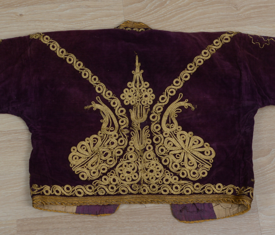 OSMANLI DÖNEMİ SIRMA İŞÇİLİKLİ GELİN CEPKENİ