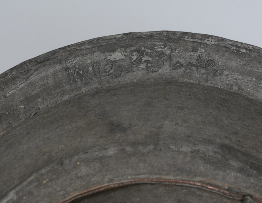 OSMANLI DÖNEMİ YAZILI BAKIR TABAK