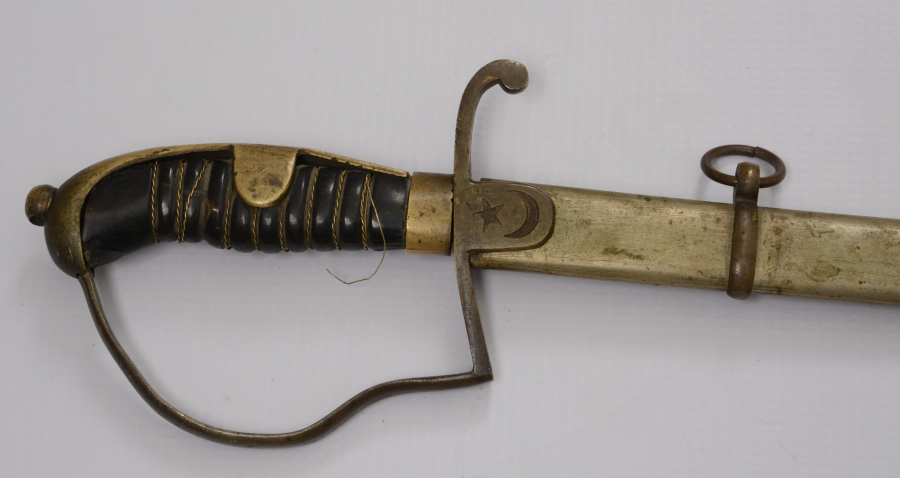 ÜZERİ GRAVÜRLÜ VE YAZILI OSMANLI SUBAY MERASİM KILICI 