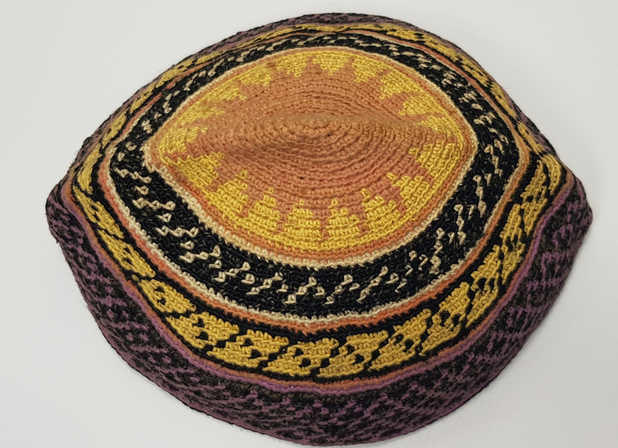 OSMANLI DÖNEMİ EL ÖRME NAMAZ TAKKESİ