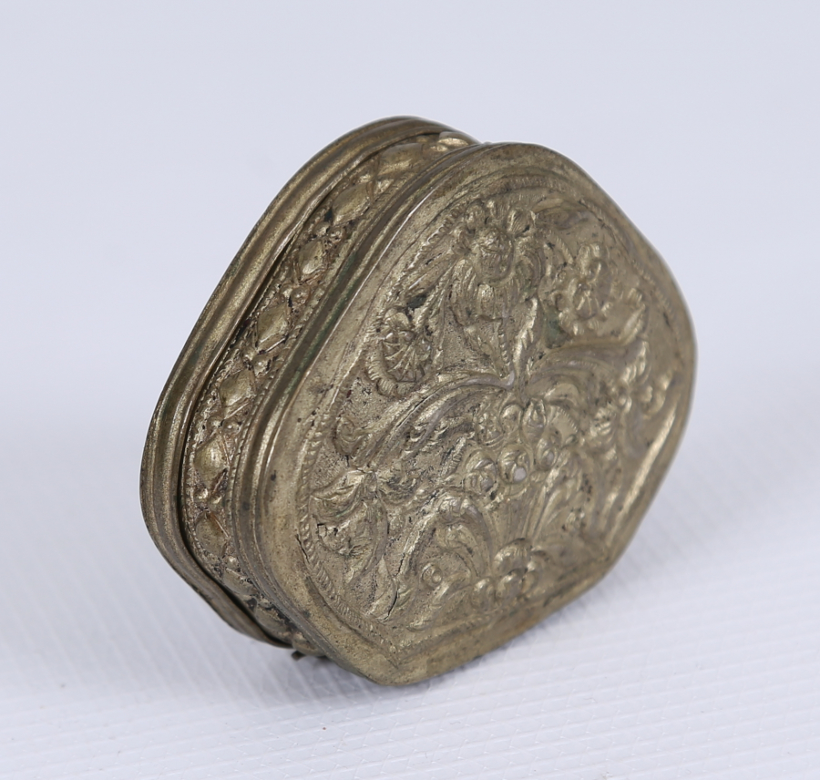 OSMANLI DÖNEMİ İÇİ TAŞ AYNALI ÇİFT TARAFLI ENFİYE KUTUSU