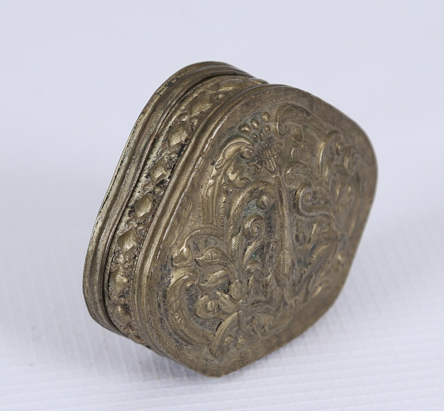 OSMANLI DÖNEMİ İÇİ TAŞ AYNALI ÇİFT TARAFLI ENFİYE KUTUSU