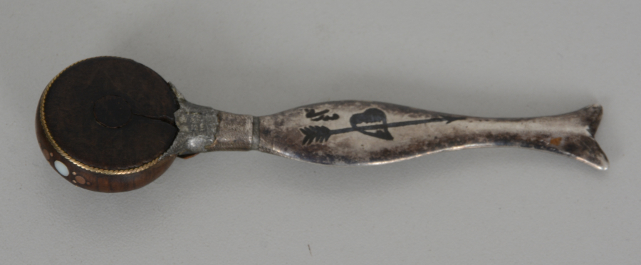 OSMANLI DÖNEMİ MUDURNU İŞİ ÇOK NADİR SAVATLI VE SEDEF ÇAKMALI SİGARA AĞIZLIĞI