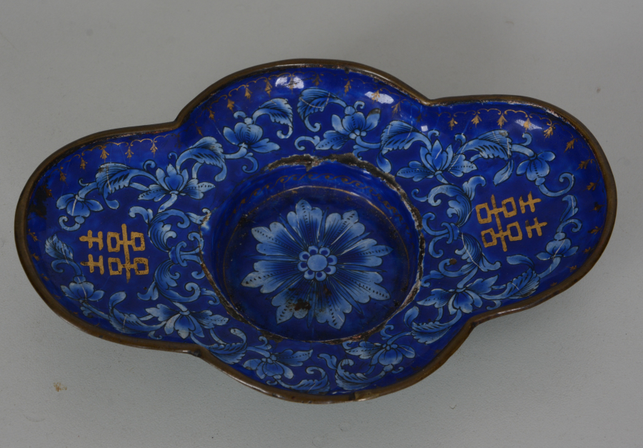 OSMANLI DÖNEMİ RUM İŞİ MİNELİ KASE