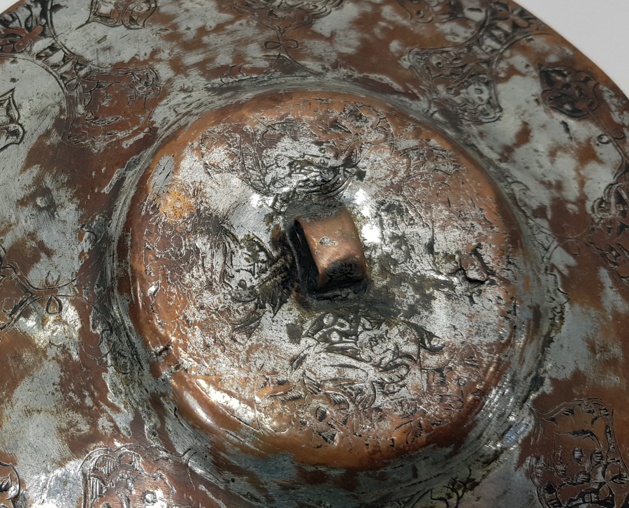 OSMANLI ERKEN DÖNEM RUMİ MOTİFLİ NADİR BAKIR KAPAK