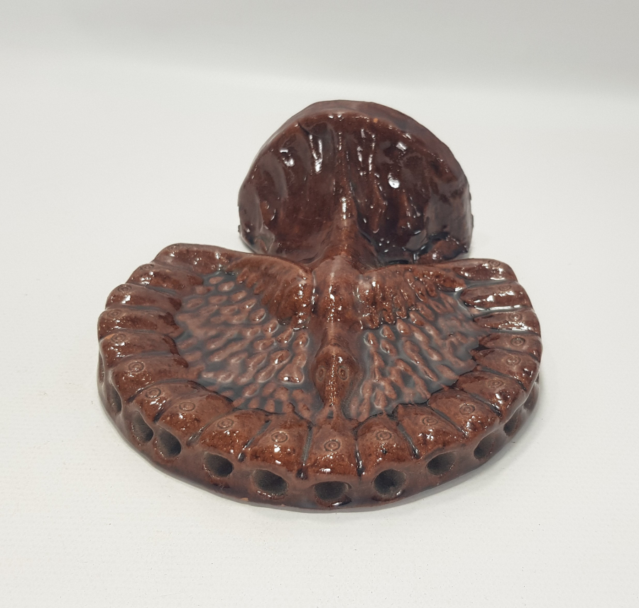 TAVUSKUŞU FORMLU KÜTAHYA SERAMİK SİGARALIK 