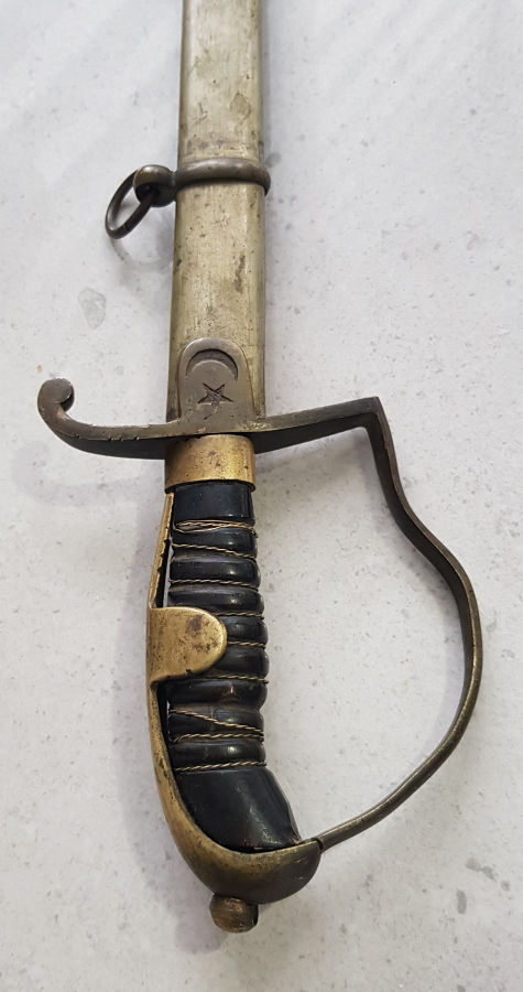 ÜZERİ GRAVÜRLÜ VE YAZILI OSMANLI SUBAY MERASİM KILICI 