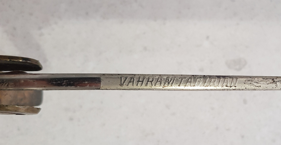 ÜZERİ GRAVÜRLÜ VE YAZILI OSMANLI SUBAY MERASİM KILICI 