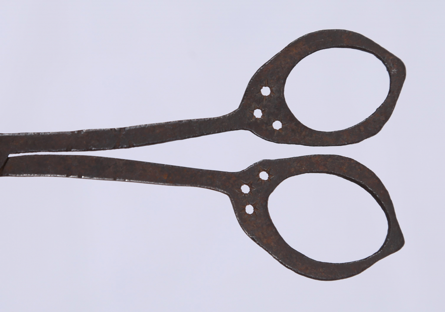 OSMANLI DÖNEMİ AY YILDIZLI MUM MAKASI 