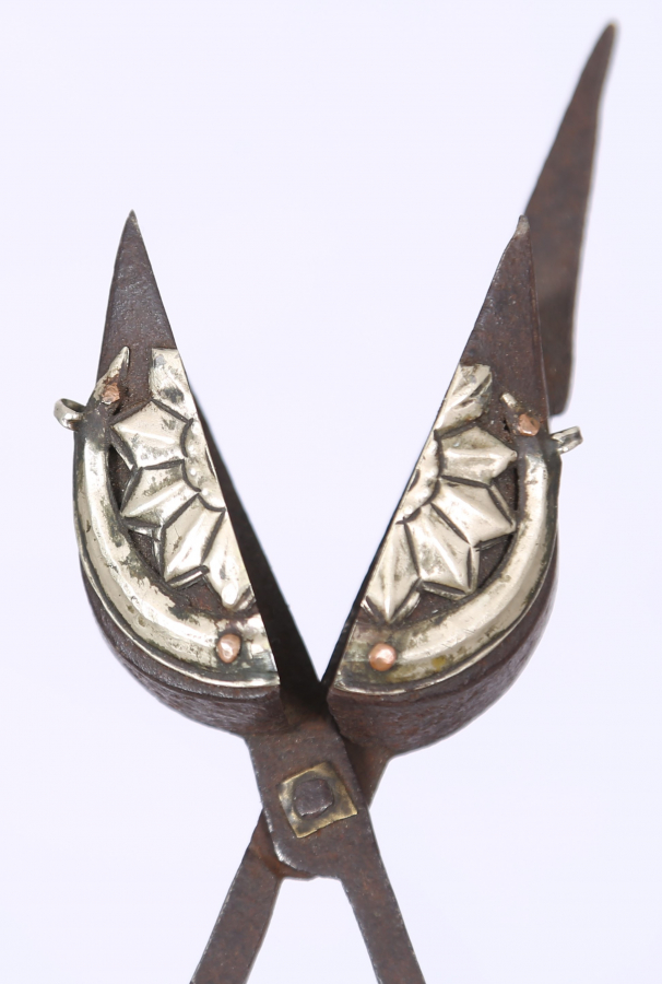 OSMANLI DÖNEMİ AY YILDIZLI MUM MAKASI 