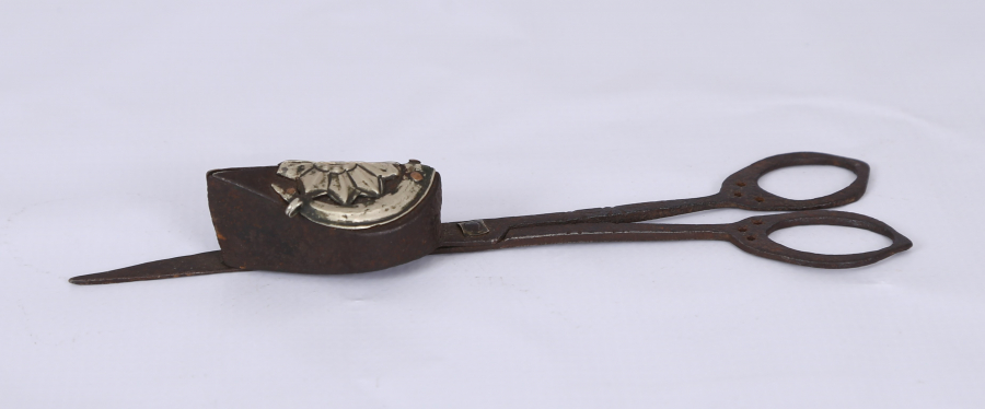 OSMANLI DÖNEMİ AY YILDIZLI MUM MAKASI 