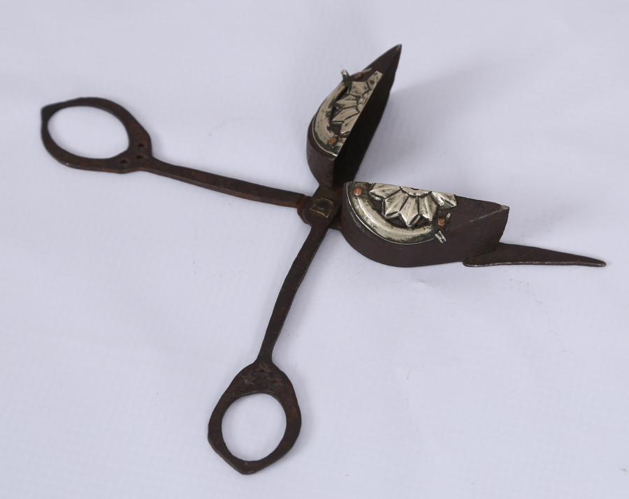 OSMANLI DÖNEMİ AY YILDIZLI MUM MAKASI 