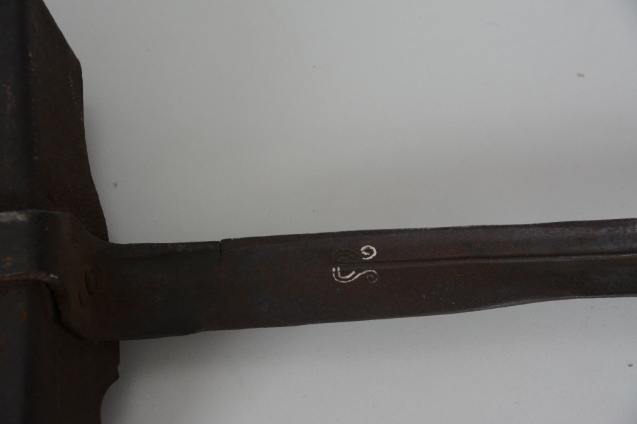 OSMANLI DÖNEMİ GÜMÜŞ ÇAKMALI 1800 BAŞLARI NADİR ŞÖMİNE KÜREĞİ