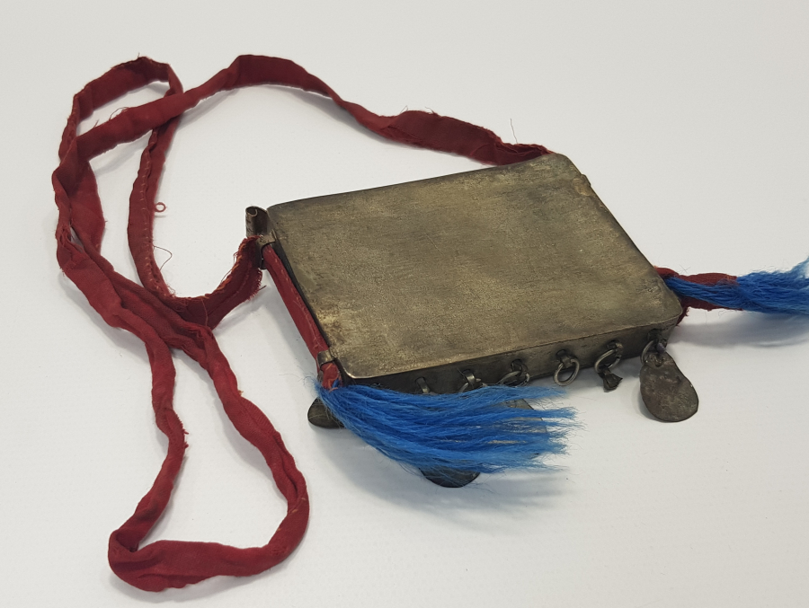 OSMANLI DÖNEMİ KABARTMA İŞÇİLİKLİ GÜMÜŞ ENAM KABI