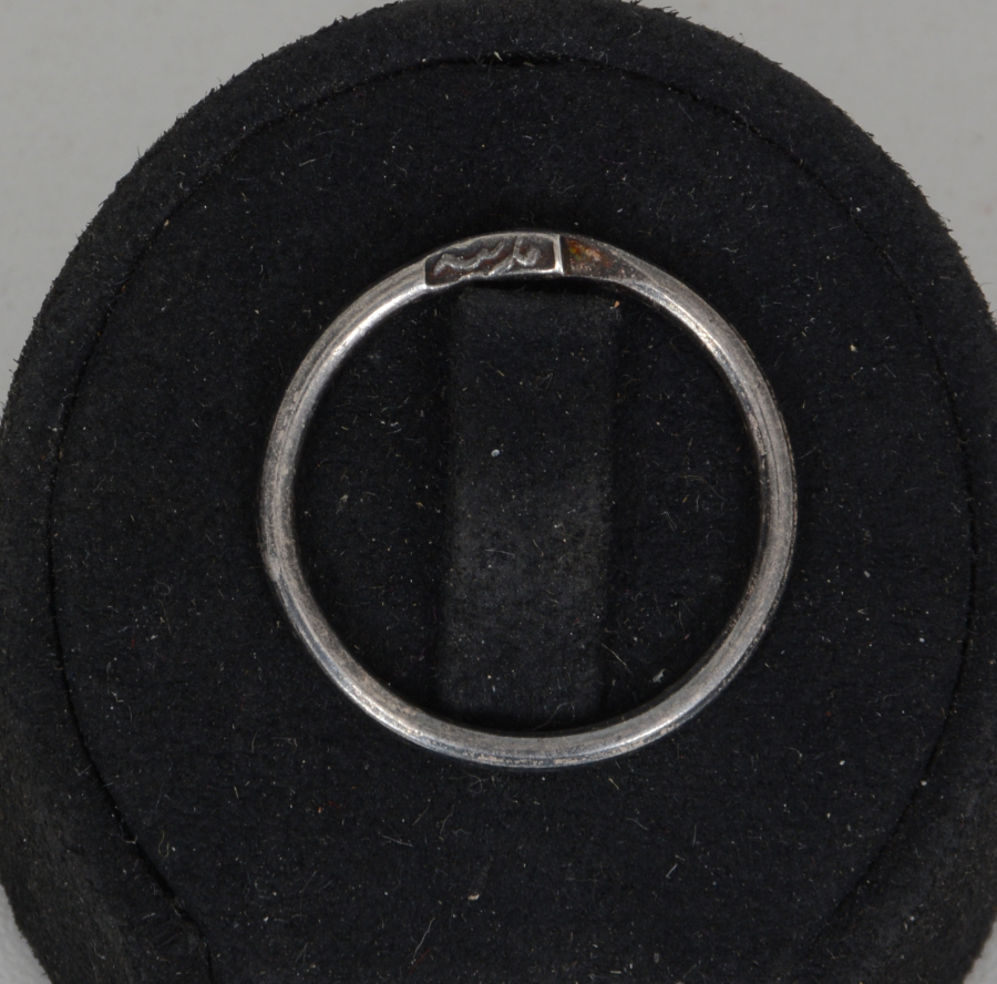 OSMANLI DÖNEMİ MEKKE-İ MÜKERREME YAZILI GÜMÜŞ YÜZÜK