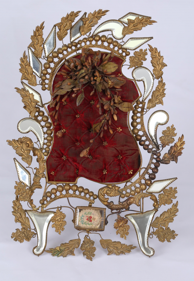 OSMANLI DÖNEMİ RUM İŞİ AYNALI GELİN MÜCEVHERLİĞİ