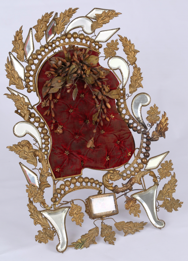 OSMANLI DÖNEMİ RUM İŞİ AYNALI GELİN MÜCEVHERLİĞİ