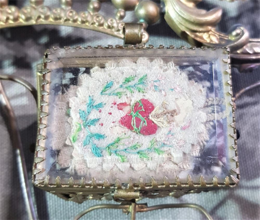 OSMANLI DÖNEMİ RUM İŞİ AYNALI GELİN MÜCEVHERLİĞİ