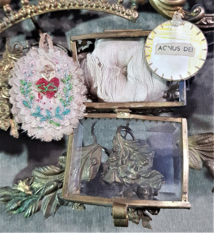 OSMANLI DÖNEMİ RUM İŞİ AYNALI GELİN MÜCEVHERLİĞİ