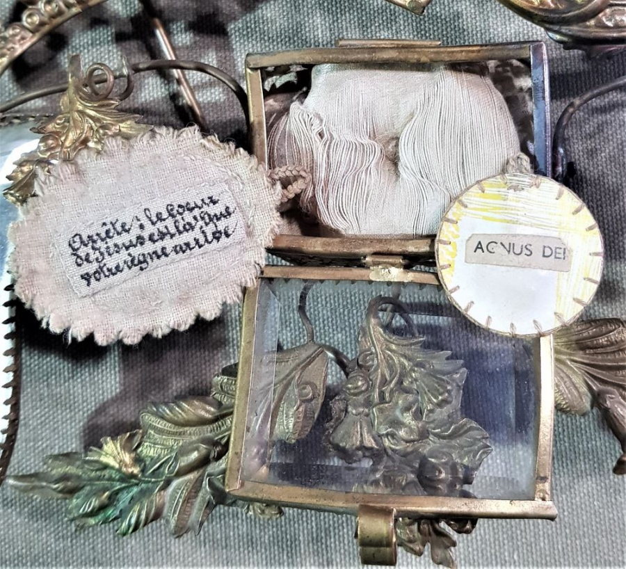 OSMANLI DÖNEMİ RUM İŞİ AYNALI GELİN MÜCEVHERLİĞİ