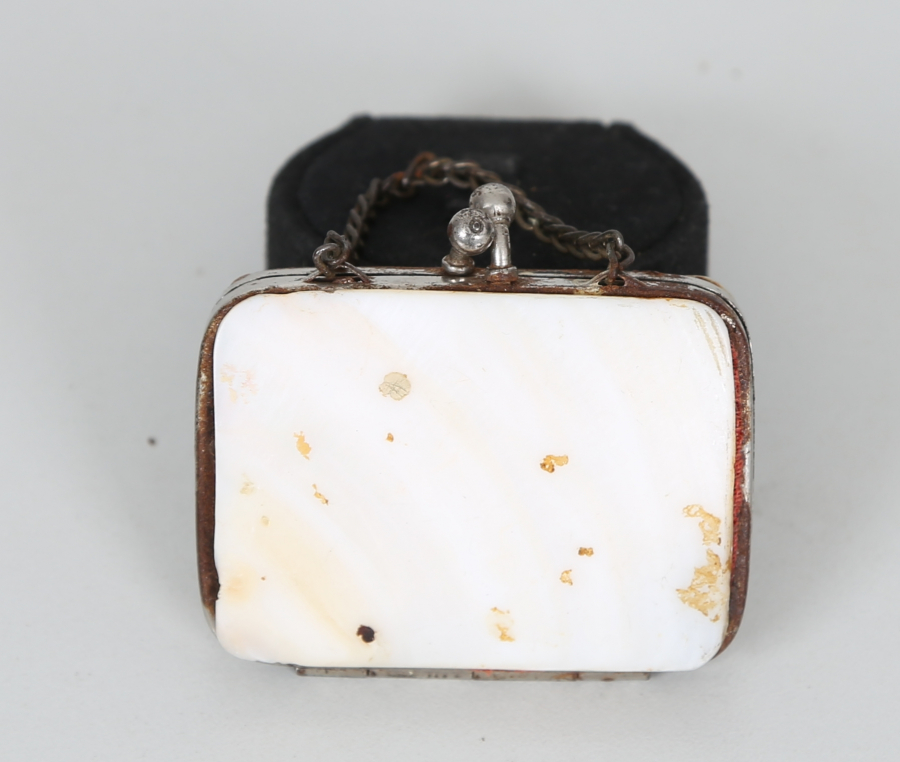 OSMANLI DÖNEMİ SEDEF İŞÇİLİKLİ PARA CÜZDANI