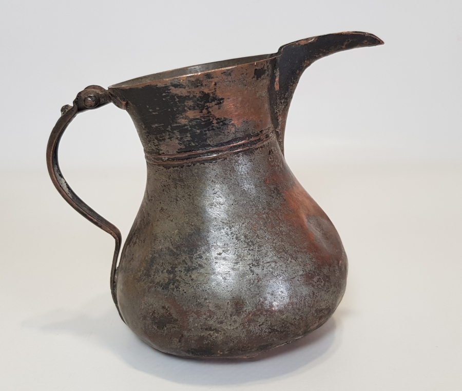 OSMANLI DÖNEMİ USTA DAMGALI BAKIR SÜTLÜK