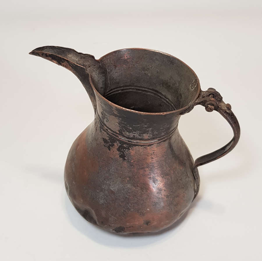 OSMANLI DÖNEMİ USTA DAMGALI BAKIR SÜTLÜK