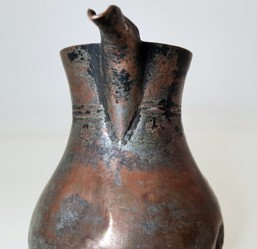 OSMANLI DÖNEMİ USTA DAMGALI BAKIR SÜTLÜK