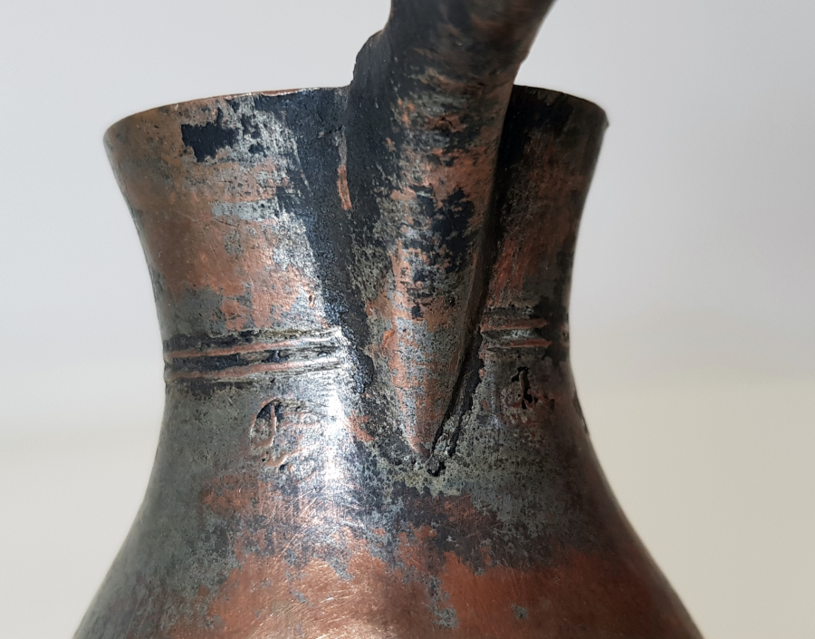 OSMANLI DÖNEMİ USTA DAMGALI BAKIR SÜTLÜK