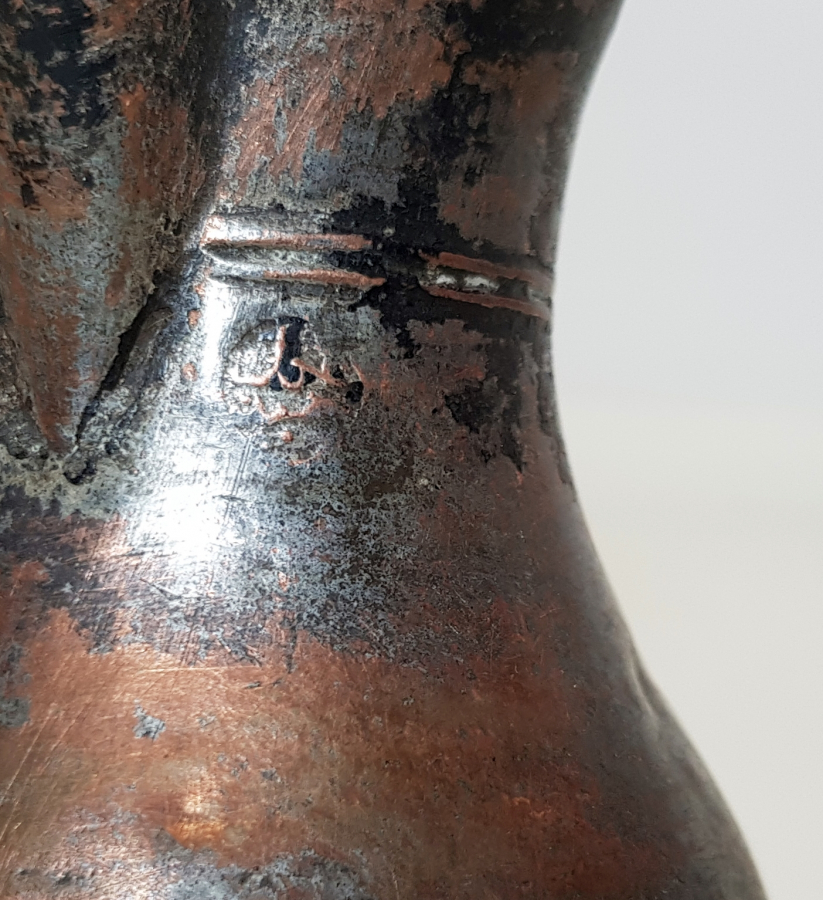 OSMANLI DÖNEMİ USTA DAMGALI BAKIR SÜTLÜK