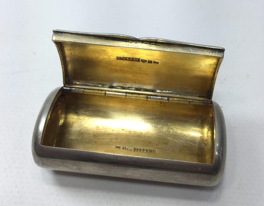 1909 TARİHLİ GÜMÜŞ İNGİLİZ TÜTÜN TABAKASI