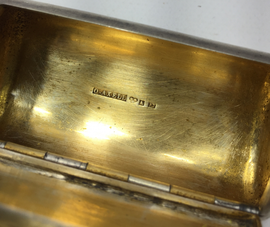 1909 TARİHLİ GÜMÜŞ İNGİLİZ TÜTÜN TABAKASI