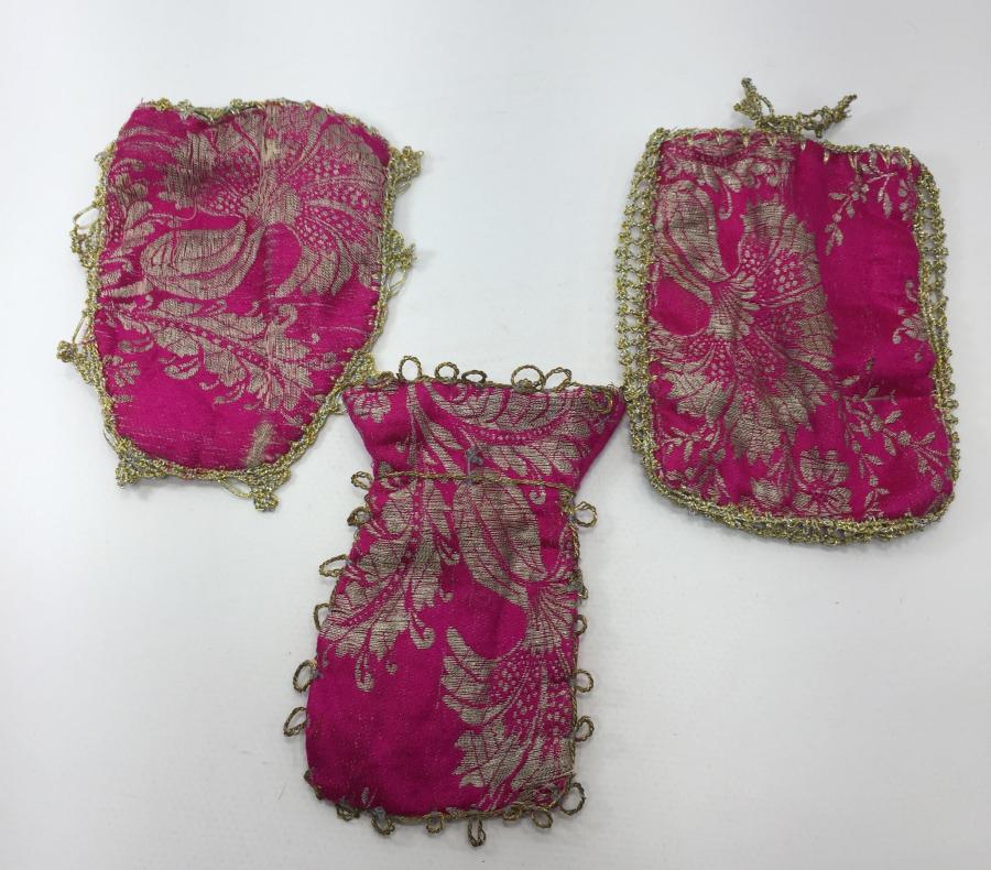 OSMANLI DÖNEMİ ELMASİYE 3 ADET KESE